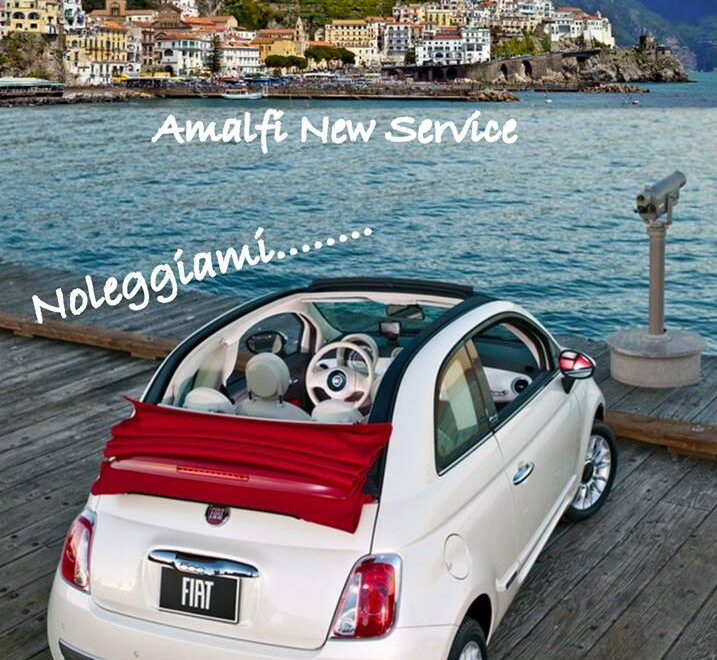 Traveling with the Fiat 500 Cabrio on the Amalfi Coast